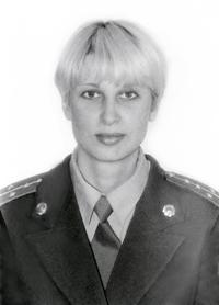 Начальник групи громадських зв’язків УВС капітан міліції Погорєлова Н. І. (1997 р.).