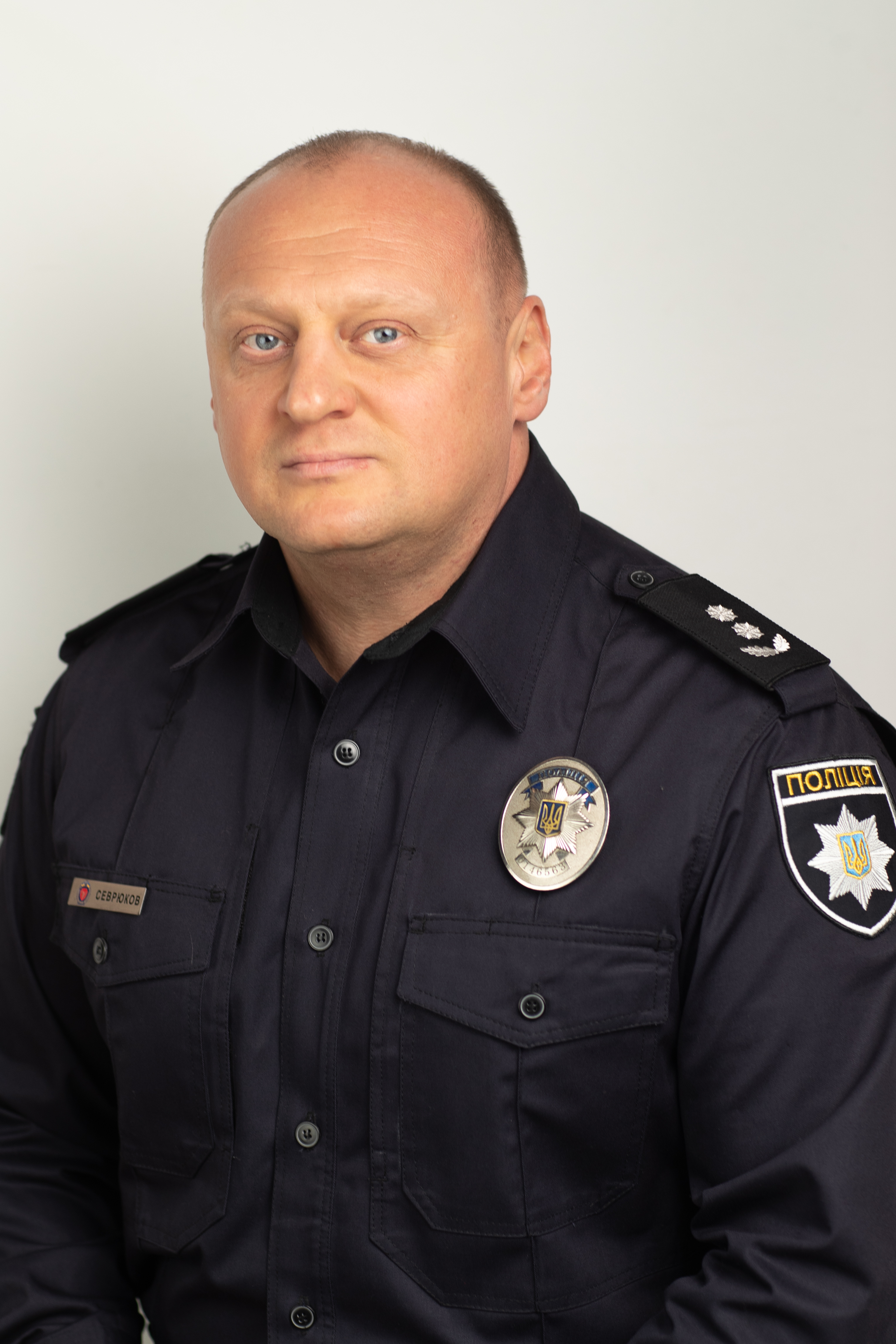 Заступник декана факультету майор поліції Севрюков Сергій Сергійович