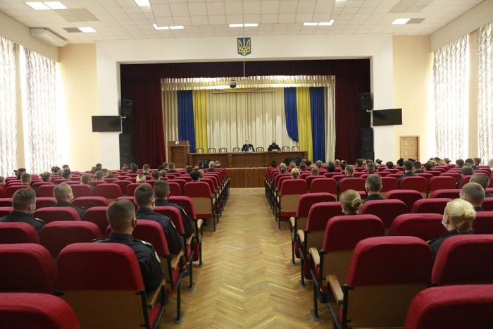 Перший проректор провів зустріч з курсантами випускного курсу факультету № 1