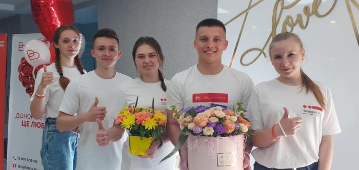 Курсантка Сумської філії ХНУВС долучилася до Всесвітнього дня донора 