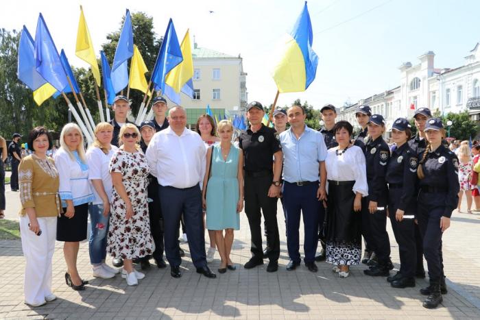 Колектив Сумської філії ХНУВС взяв участь у міських заходах з нагоди відзначення 30-ї річниці Незалежності України