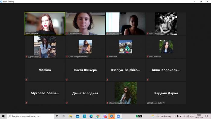 Participation in the webinar from the youth organization AIESEC