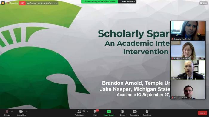 Спартанці науки: інтервенція академічної доброчесності