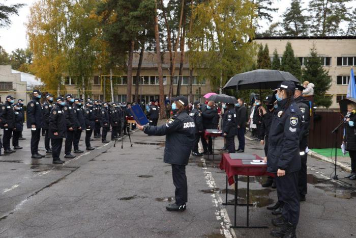 У Сумській філії ХНУВС відбулася урочиста церемонія складання Присяги працівника поліції курсантами першого курсу