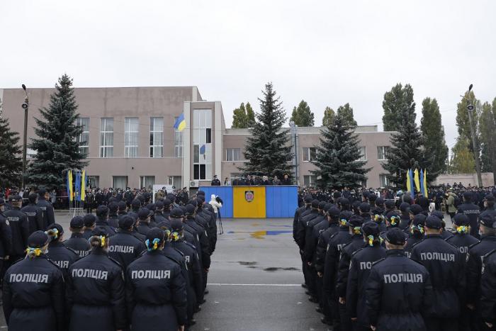 Першокурсники ХНУВС склали Присягу працівника поліції