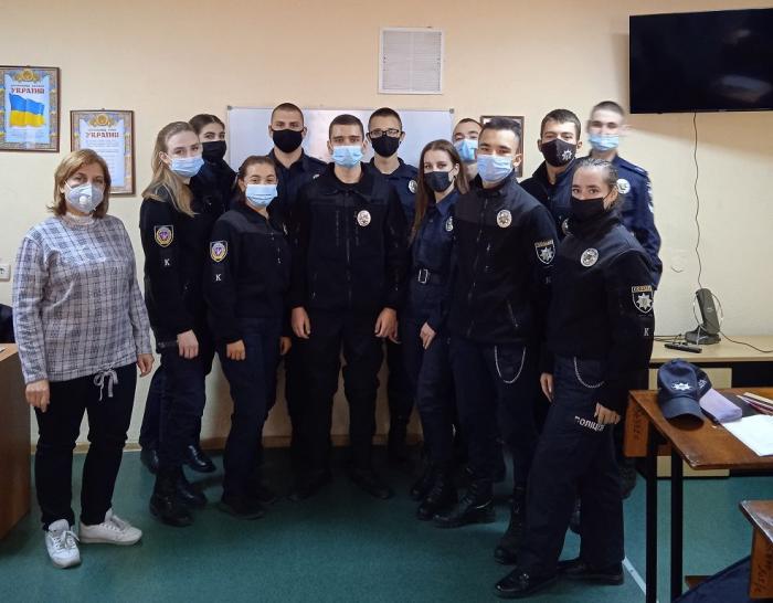 Бінарне заняття за участі працівника патрульної поліції