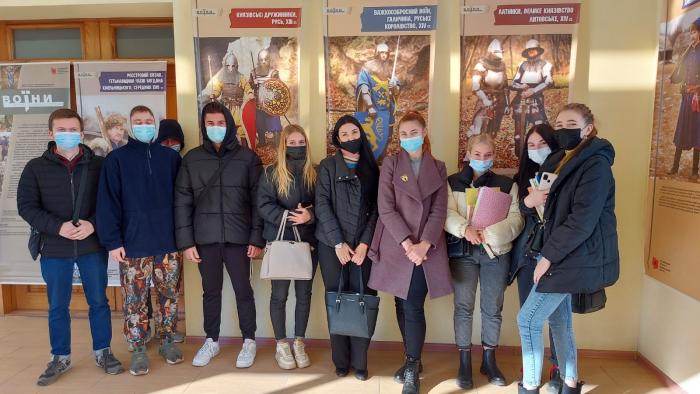 Студенти університету відвідали виставку «Воїни. Історія українського війська»