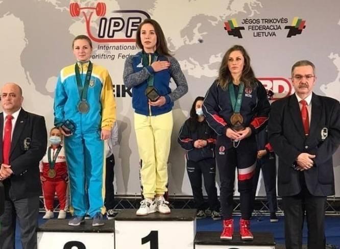 Здобувачка магістратури Сумської філії ХНУВС Анна Рикун стала чемпіонкою світу з пауерліфтингу