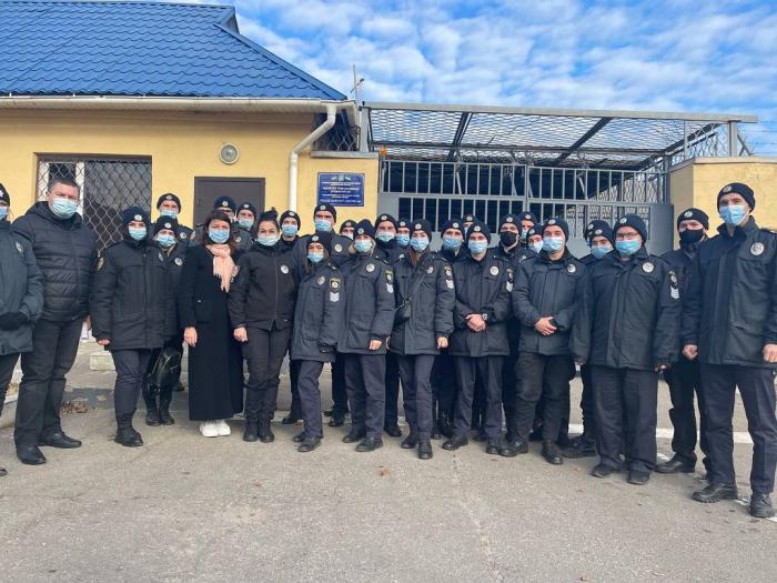 Бінарне заняття для курсантів відбулося  на території ізолятора тимчасового тримання № 1