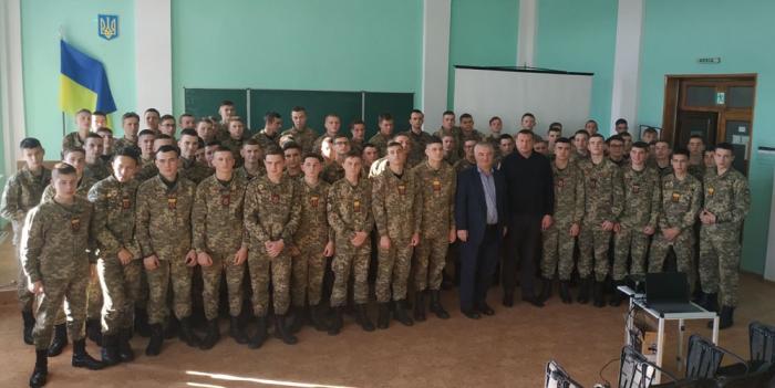 Профорієнтаційна зустріч з учнями державної гімназії-інтернату з посиленою військово-фізичною підготовкою «Кадетський корпус»