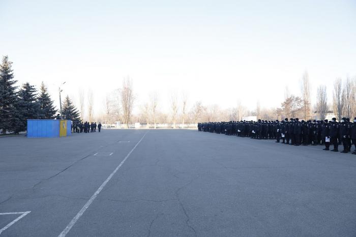 Проведено стройовий огляд особового складу університету