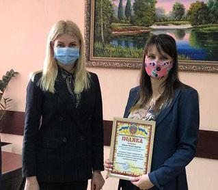 Нагородження викладача за підготовку призера конкурсу МВС  на кращу студентську  наукову роботу в галузі гуманітарних наук