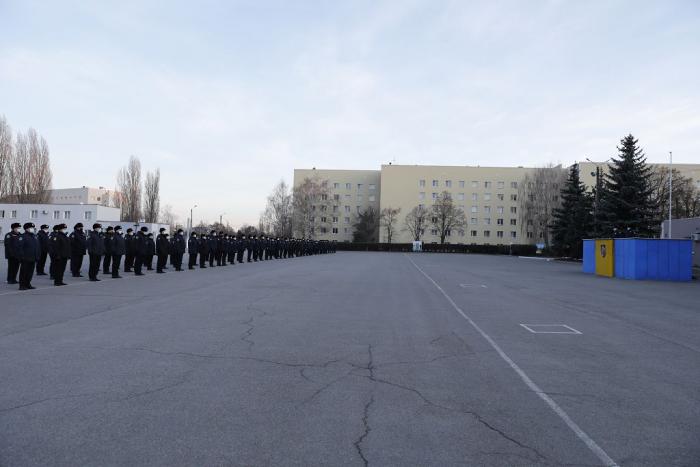 Ректор університету провів стройовий огляд