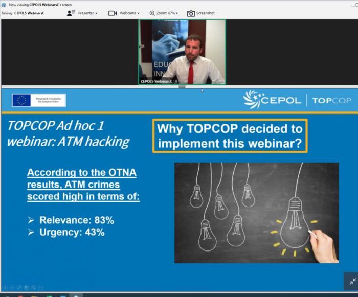 Представники ХНУВС взяли участь в онлайн-вебінарі «Зломи банкоматів: розслідування, стислий огляд, принципи» 