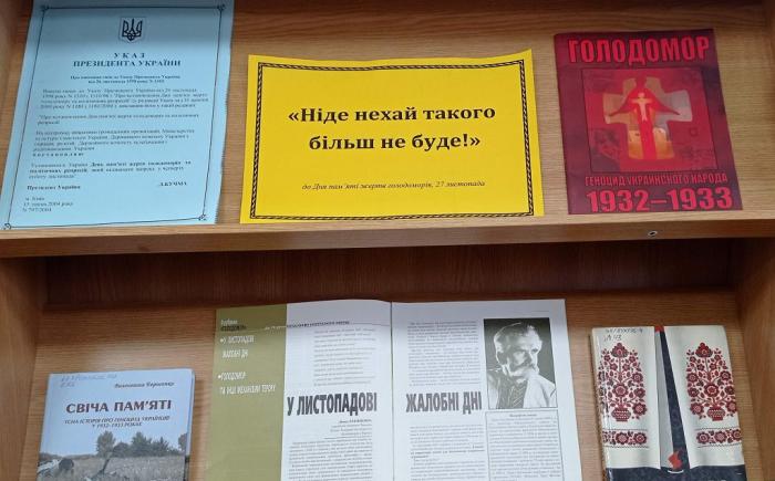 On the Day of Commemoration of the Victims of Holodomors and Political Repressions