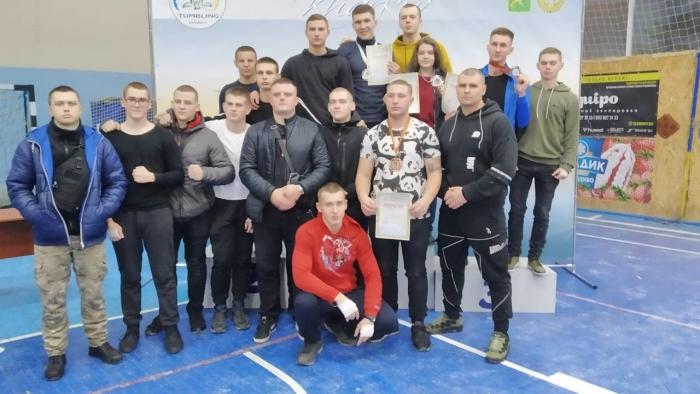 Курсанти університету стали призерами Всеукраїнського турніру з гирьового спорту 