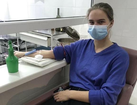 Волонтерська допомога студентки ХНУВС