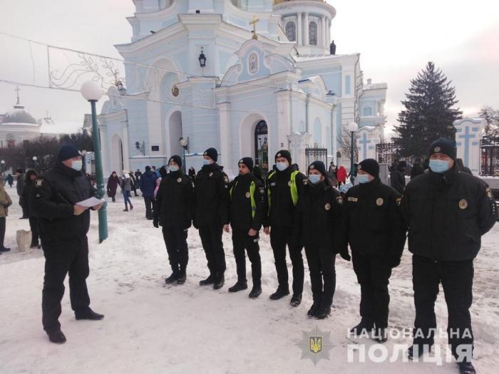 Курсанти Сумської філії ХНУВС взяли участь у забезпеченні громадського порядку у день Водохреща