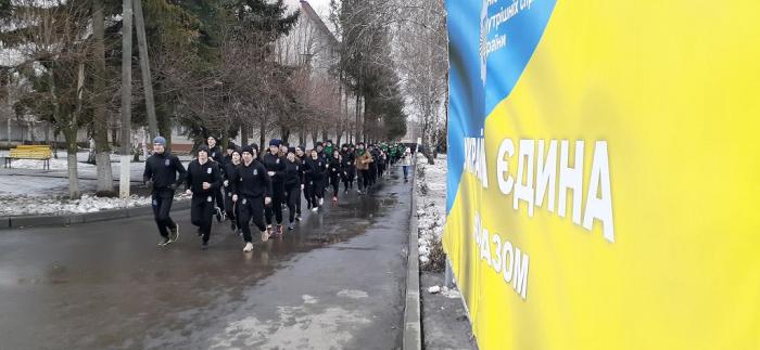 #UAразом: У ХНУВС відбувся легкоатлетичний пробіг