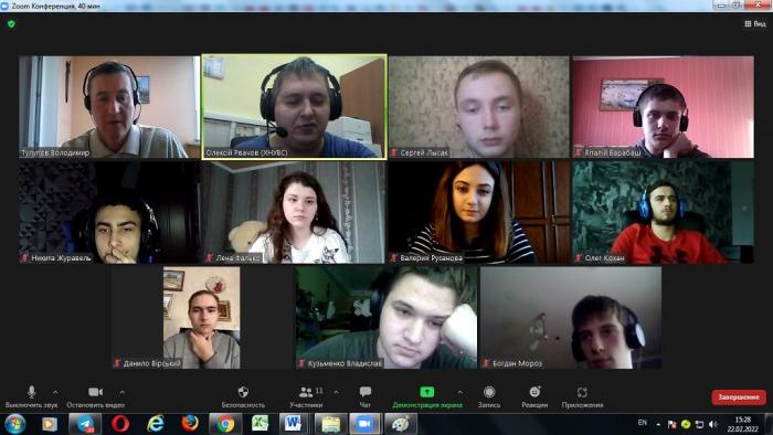 Засідання наукового гуртка кафедри кібербезпеки та DATA-технологій 