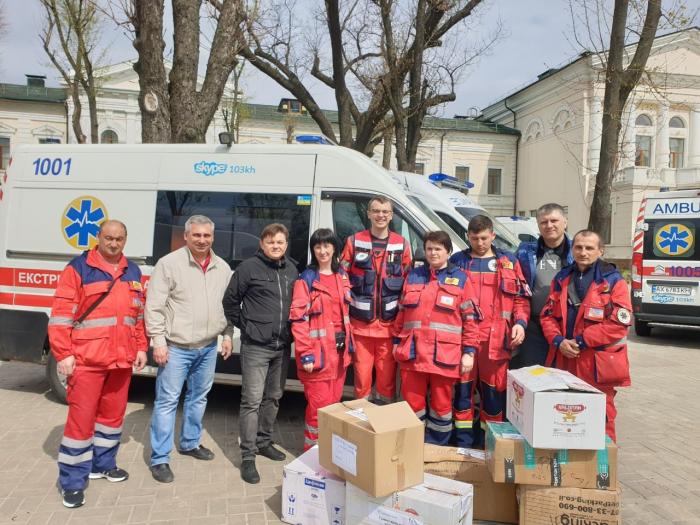 Гуманітарна допомога медичним закладам Харкова