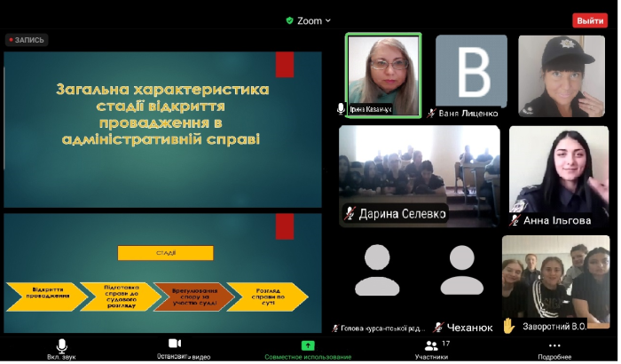 Лекційні заняття з адміністративного права та процесу