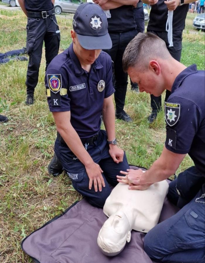 Особовий склад факультету № 1  долучився до практичних занять із першої домедичної підготовки