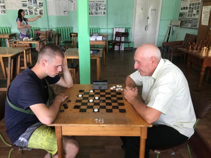 Участь курсантів у шашковому турнірі