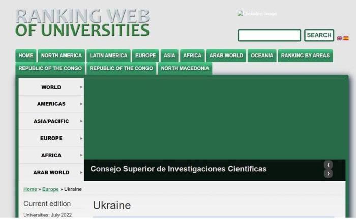 У рейтингу університетів світу «Webometrics» ХНУВС залишається лідером серед ЗВО МВС України