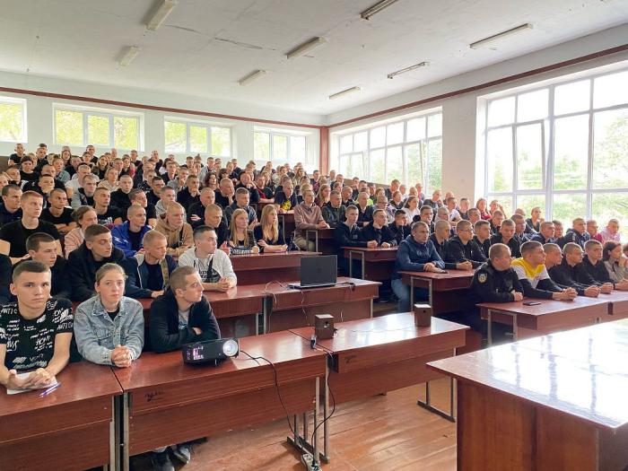 Зустріч курсантів перших курсів з активом самоврядування