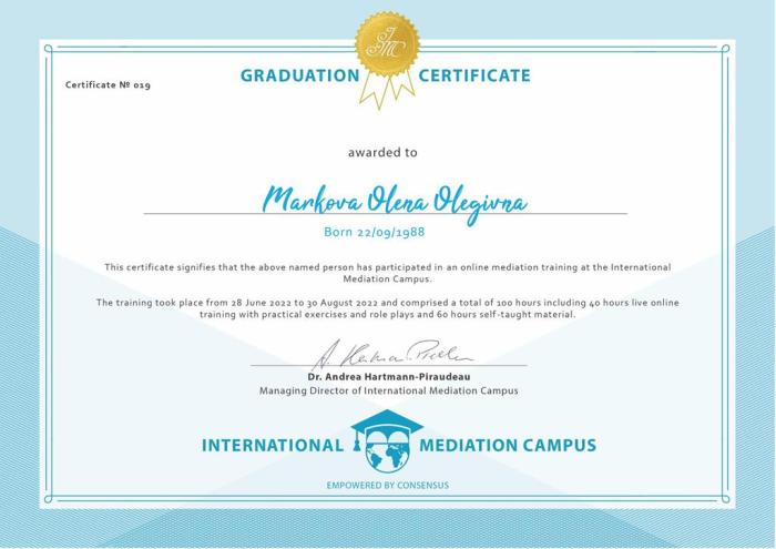 Підвищення кваліфікації з медіації 