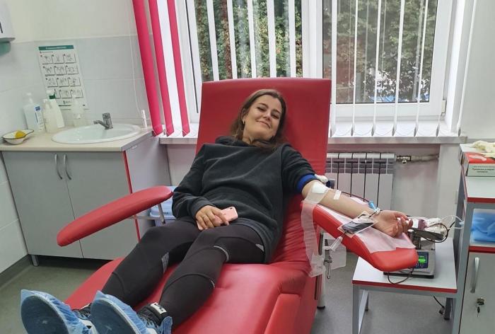 Курсанти університету здали кров для потреб ЗСУ