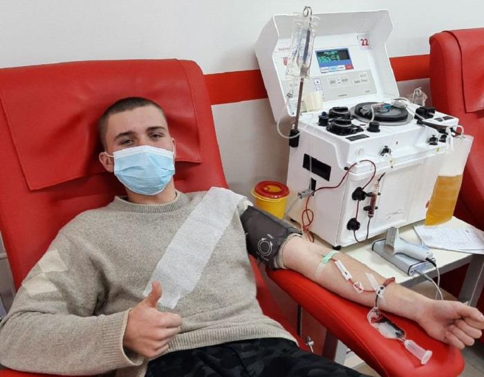 Курсанти Сумської філії ХНУВС активно підтримують донорський рух