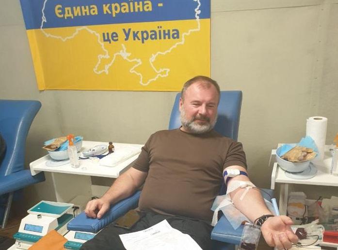 Представники ХНУВС здали кров для потреб ЗСУ
