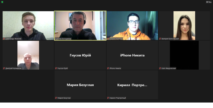 Засідання наукового гуртка кафедри кібербезпеки та DATA-технологій факультету № 6