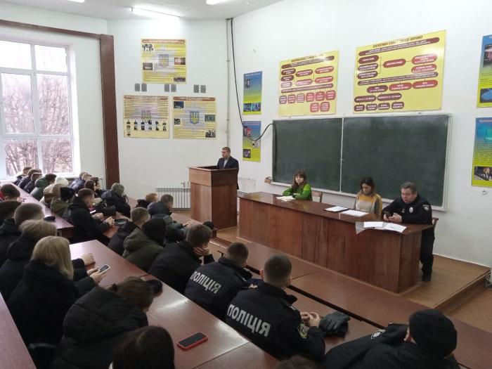 Інструктаж для курсантів перед проходженням навчальної практики