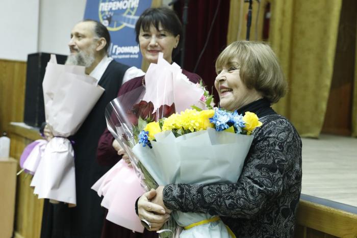 Народна артистка України Ада Роговцева провела творчу зустріч з курсантами ХНУВС