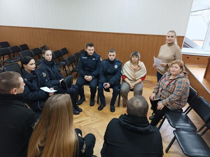 Психопрофілактична бесіда для курсантів, які проходять навчальну практику/стажування на посаді