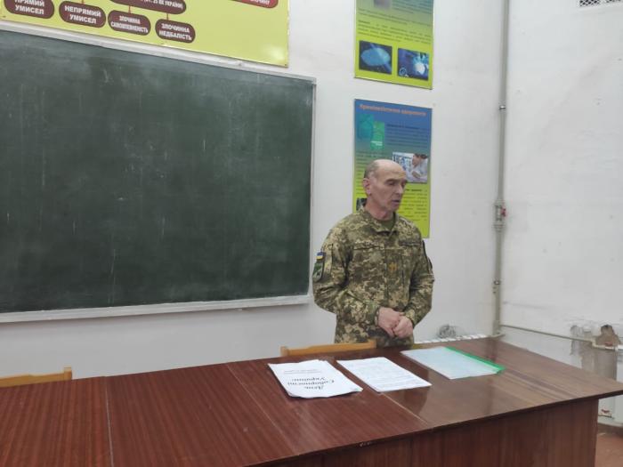 Зустріч курсантів університету з військовим капеланом