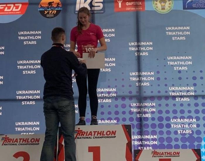 Представники ХНУВС посіли І та ІІІ місця у чемпіонаті Вінницької області з акватлону