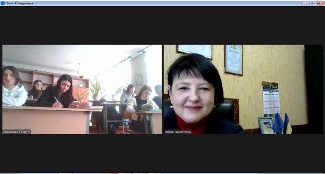 Профорієнтаційна бесіда зі старшокласниками Коровинської ЗОШ 