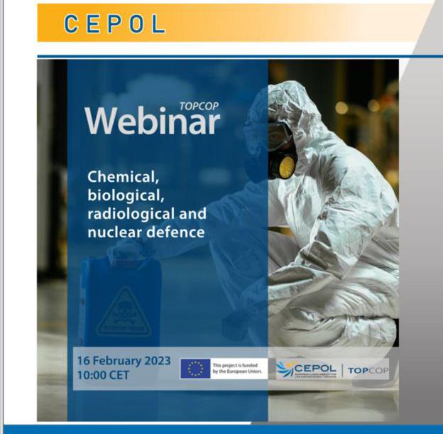 Участь у вебінарі англійською мовою «Хімічна, біологічна, радіологічна та ядерна безпека»