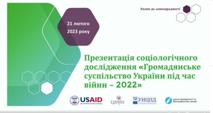 Громадянське суспільство під час війни – 2022