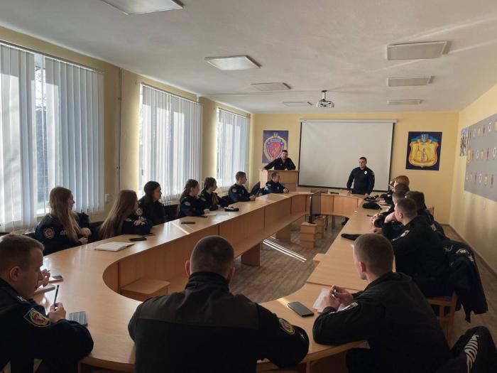 Засідання наукового гуртка кафедри вогневої підготовки