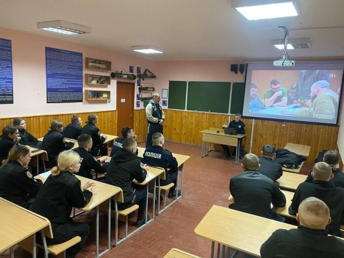 Курсанти переглянули фільм про оборону Бахмута 