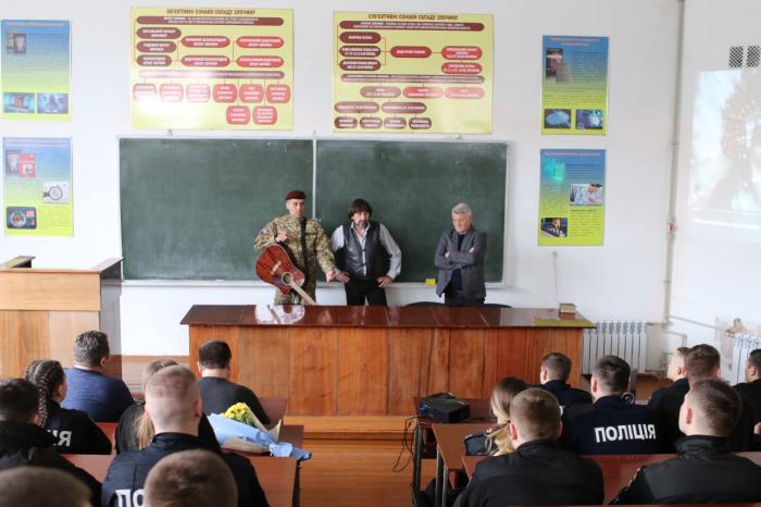 Творча зустріч із курсантською молоддю