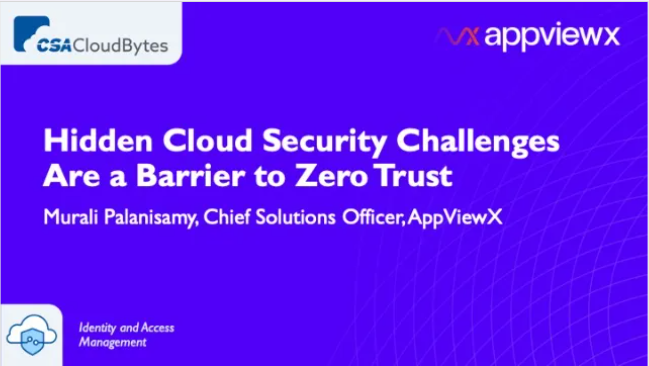 Участь у вебінарі «Приховані виклики хмарній безпеці є перешкодою для нульової довіри»