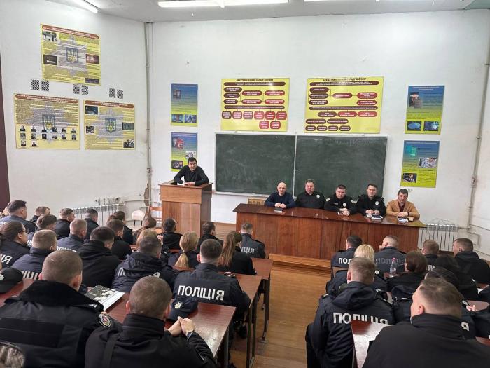 Зустріч проректора Михайла Бурдіна з працівниками та курсантами факультетів №1 та №4