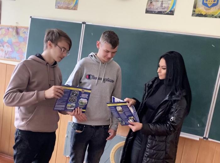 Профорієнтаційні зустрічі зі старшокласниками