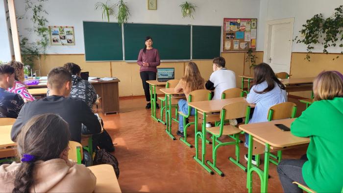 Ліцеїстів ознайомили з професією поліцейського-психолога